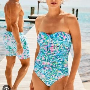 NWT Lilly Pulitzer Flamenco One Piece Swimsuit Size 6